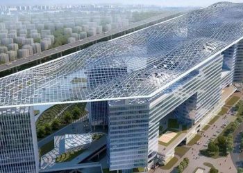 The 150,000-square-meter sky bridge of Shanghai’s ‘Rafael Gallery’ will be covered in solar